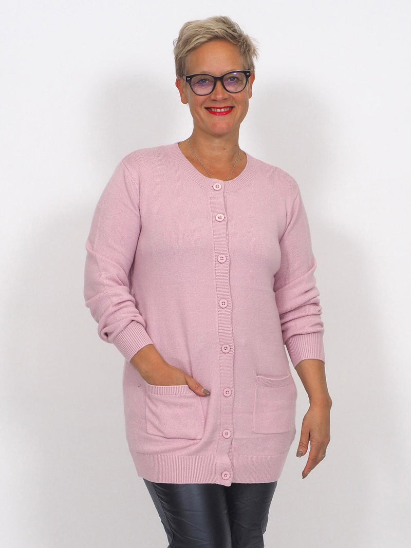 Marc Lauge Neuletakki Lea Vaaleanpunainen