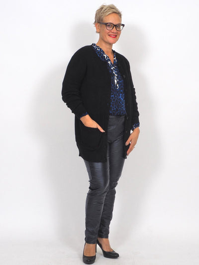 Marc Lauge Neuletakki Lea Musta